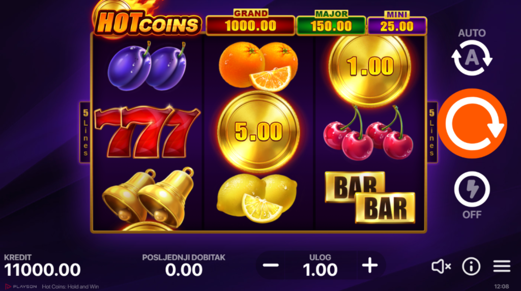 Hot Coins: Hold and Win