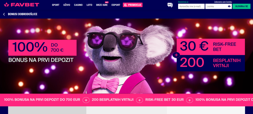 Favbet Casino Welcome Bonus