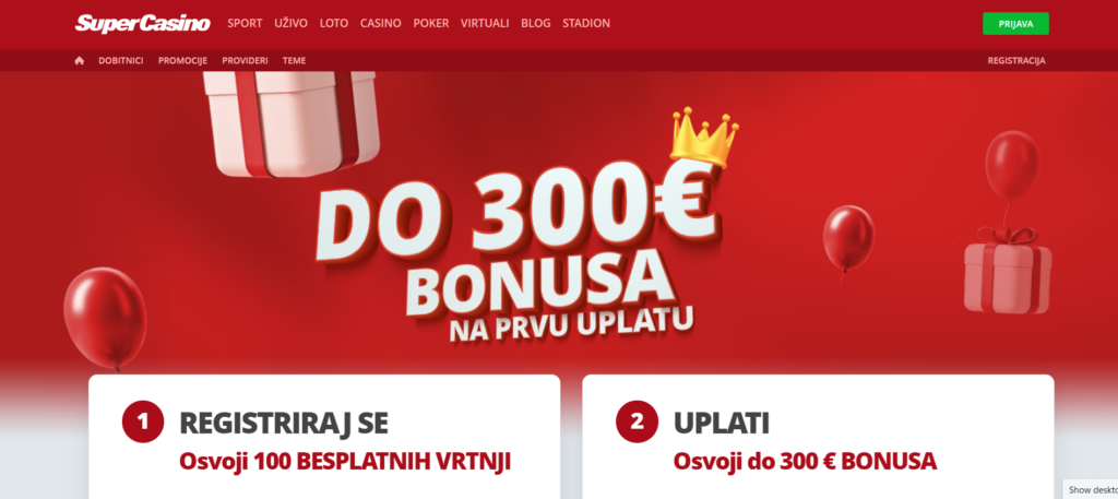 Super Sport Casino Welcome Bonus