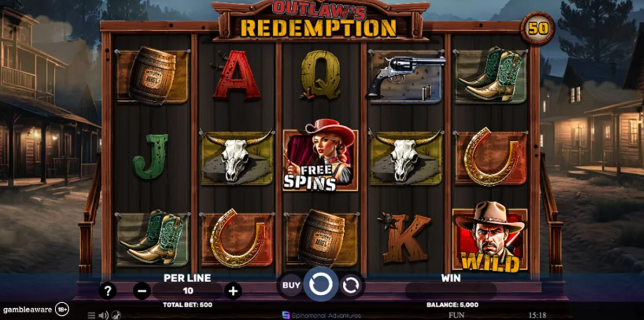 Outlaw's Redemption Slot
